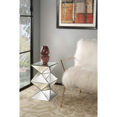 Nyoka Pedestal Stand - 97308 - Mirrored